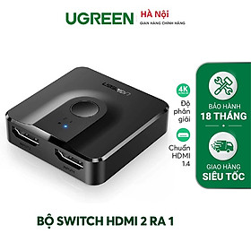 Mua Bộ chuyển mạch HDMI 2 vào 1 ra (Hỗ trợ 2 chiều) chính hãng Ugreen 50966 hàng chính hãng