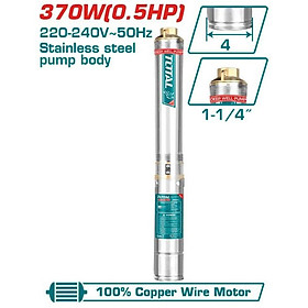 Mua MÁY BƠM GIẾNG SÂU 370W TOTAL TWP53701 - HÀNG CHÍNH HÃNG