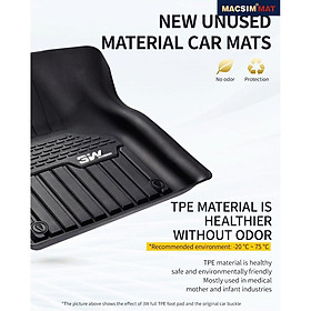 Thảm lót sàn LANDROVER DISCOVERY 5 2018- Nhãn hiệu Macsim 3W chất liệu nhựa TPE đúc khuôn cao cấp - màu đen