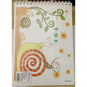 Sổ vẽ lò xo A4 đứng