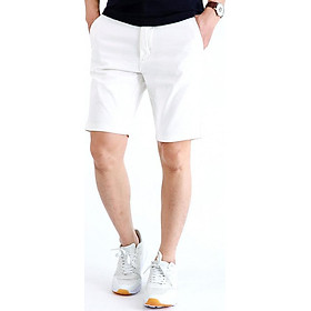 Quần Short Kaki Nam - Trắng
