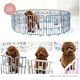 Purmi - Hàng rào cho thú cưng Chó/Mèo Hàn Quốc nhựa cao cấp 12 TẤM (nhiều màu)