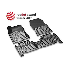 Thảm lót sàn xe ô tô Lexus GX 2012- đến nay Nhãn hiệu Macsim 3W chất liệu nhựa TPE đúc khuôn cao cấp - màu đen