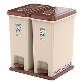 Mua Thùng rác ECO bộ 2 thùng  - 40 lít