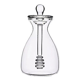 Glass Honey Pot Honey Storage Container Wedding Party Home Kitchens Office DIY Gift Kitchen Accessories Clear Honey Bee Pot