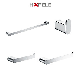 Bộ phụ kiện phòng tắm Hafele - 499.98.351 màu chrome Hàng chính hãng