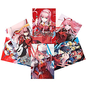 Tranh Poster SET 3 tấm darling in franxx ANIME MANGA A4 tấm khác nhau