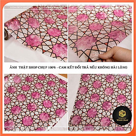 Mua Giấy dán cửa kính 3D Hình lục giác chống nắng giảm nhiệt cửa sổ T007 decan làm mờ kính