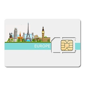 MintWIFI-SIM 4G Du lịch 36 nước Châu Âu tốc độ cao dung lượng 8GB cho 15 ngày