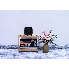Kệ lò vi sóng Hàn Quốc Start Decor 2 tầng/ 3 tầng/ 4 tầng - Gỗ cao su - màu Gỗ Tự Nhiên/ Vàng Cherry - Kích thước rộng 50 cm