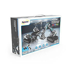 BYJARDA - GC0107 - Bộ Kỹ Thuật Thủy Lực 3 Trong 1 (Máy Xúc, Cần Cẩu, Xe Bốc Gỗ) (223 Chi Tiết)