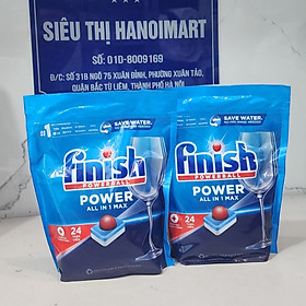Túi 48 viên rửa chén Finish All In 1 Max Dishwasher Tablets SIÊU THỊ HANOIMART