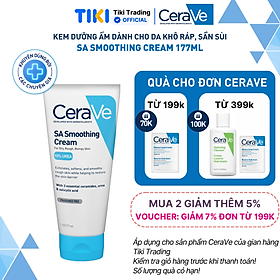 Kem dưỡng ẩm dành cho da khô ráp, sần sùi CeraVe SA Smoothing Cream 177ml