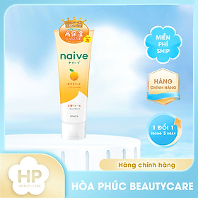 Sữa Rửa Mặt Sạch Sâu Chiết Xuất Quả Thanh Yên Và Ceramide Kracie Naive Face Wash (Yuzu Ceramide) - Tuýp 130G