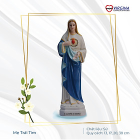 Mua Tượng Sứ - Mẹ Trái Tim - 13cm  17cm  30cm