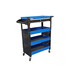 Mua XE ĐẨY DỤNG CỤ 4 KHAY 1 NGĂN KÉO 2 TẤM HÔNG DÙNG CHO GAGARE TIỆM SỬA XE MÁY