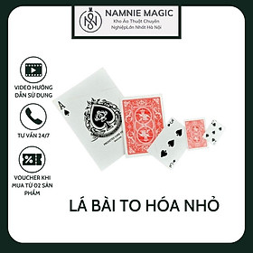 Ảo Thuật 5 Lá Bài To Hóa Nhỏ, Đạo Cụ Biểu Diễn Đường Phố, Đồ Chơi Sáng Tạo,Thông Minh, Rèn Luyện Kỹ Năng