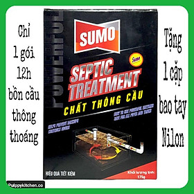 Bột Thông Cầu Sumo Phân Hủy Hầm Cầu Khi Tắc Nghẽn