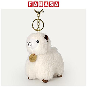 Móc Khóa Thú Bông Alpaca - HGT-45 - Màu Trắng