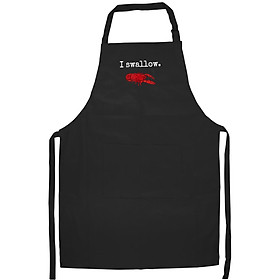 Tạp Dề Làm Bếp In Hình I Swallow Crawfish Adult Humor Funny Cajun T-