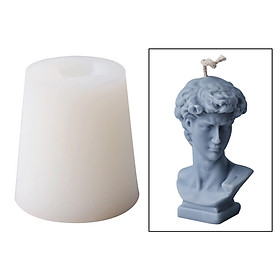 David Bust Statue Candle Mold Diy Soap Making Plaster Silicone Resin Mould