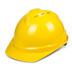 ABS Thickened Safety Helmet Breathable Shockproof Helmet with Air Vents Multi-point Buffer for Warehouse Factory Red