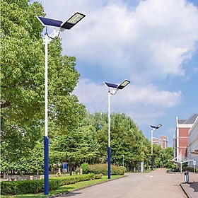 Mua Đèn Năng Lượng Mặt Trời Sân Vườn Đèn Đường Bàn Chải 100W 200W 300W 400W Có Điều Khiển Từ Xa  Chống Nước IP67