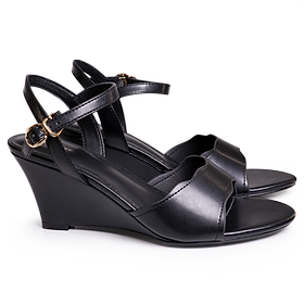 Sandal nữ cao gót màu đen Thương hiệu Bata 761-6723