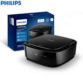 Máy khử mùi, lọc không khí trên xe ô tô thương hiệu cao cấp Philips GP6201 - Công suất: 3.7W - Điện áp: 12V - Hàng Nhập Khẩu