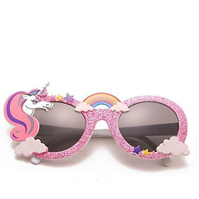 Mắt kính mát cho bé hình Unicorn màu hồng