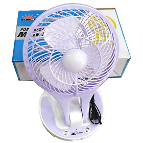 Mua Quạt sạc mini đèn Led 2 chế độ sáng  JR5580 - Giao màu ngẫu nhiên