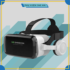 Mua Kính Thực Tế Ảo Bluetooth Hỗ Trợ Màn Hình 6.5inch Có Tai Nghe VR Shinecon G04BS - Hàng Chính Hãng