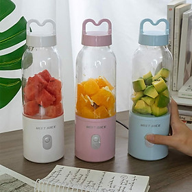 Mua Máy xay sinh tố mini cầm tay Meet Juice  máy say sinh tố đa năng xay cực nhanh.