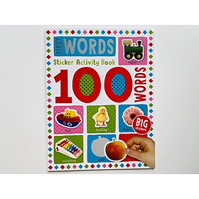 100 First Words Sticker Activity Book - Miếng Chủ Đề 100 Từ Vựng Đầu Tiên Cho Bé.