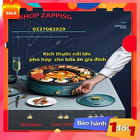 Mua ️ Bếp lẩu nướng đa năng Aoran nồi lẩu nướng gia đình đa năng thiết kế phù hợp cho bữa ăn gia đình