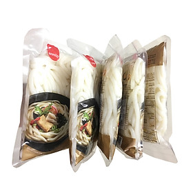 Bịch 1Kg Mỳ Udon Tươi Samlip Hàn Quốc (Gồm 5 Gói 200 Gram)