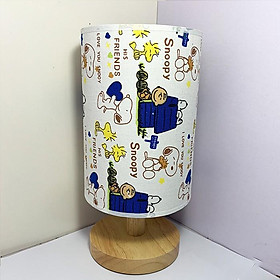 Mua Đèn ngủ để bàn gỗ cao cấp chóa Snoopy ngộ nghĩnh - Tặng kèm bóng LED chuyên dụng