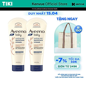 Bộ 2 Kem dưỡng ẩm cho da khô và nhạy cảm Aveeno soothing relief 227g