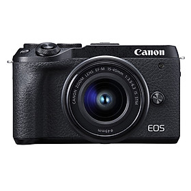 Máy Ảnh Canon EOS M6 Mark II Kit 15-45mm IS STM (Tặng Thẻ 16GB) - Hàng Chính Hãng