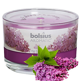 Mua Ly nến thơm tinh dầu Bolsius Lilac Blossom 155g QT024875 - hoa tử đinh hương