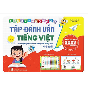 Combo Vở Tập Đánh Vần Tiếng Việt Phiên Bản Mới Nhất 2023 + 42 Thẻ Học Flashcard Giúp Phát Triển Trí Não, Tăng Khả Năng Học Hỏi  Cho Bé - Tặng 1 chiếc bút chì hoạt hình