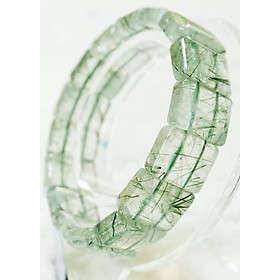 Mua Vòng Bản Thạch Anh Tóc Xanh Dành Cho Nữ Kim Tiền Jewelry - Hợp Mệnh Mộc  Mệnh Hỏa - Viên Đá Của Sự Che Chở