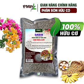 Phân bón hữu cơ cho hoa giấy Gabio PMP viên nén tan chậm 1kg