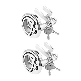 2x Stainless Steel Marine Boat  Latches Turning  Handle 52mm