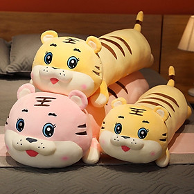 Mua Gối ôm con hổ  con cọp dễ thương (60cm---1m2) vải miniso siêu mềm mịn  an toàn  hàng cao cấp loại 1 (Tặng Kèm 1 Ví Da 12 Ngăn Đựng Thẻ Atm  Cccd)