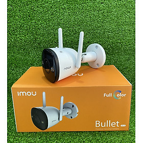 Camera IP Wifi Ngoài trời Full HD 1080P IMOU F22FP Bullet 2E, Có màu ban đêm - Hàng chính hãng