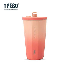 Cốc ly giữ nhiệt TYESO 01006 470ml bằng thép không gỉ 304 - Hồng đào