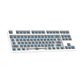 DIY Wired Mechanical Keyboard Kit accessories White