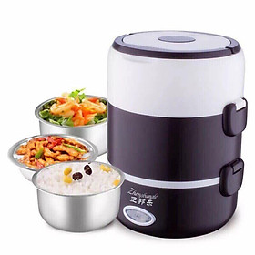 Mua Cặp Lồng Cắm Điện 3 Tầng  Hộp Cơm Hâm Nóng Ruột Inox Cao Cấp Giữ Nóng Thức Ăn Liên Tục- TIỆN LỢI - GỌN NHẸ