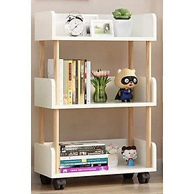 Mua Kệ 3 Tầng Có Bánh Xe - Kệ Gỗ Đựng Gia Vị  Đựng sách   Kệ Gỗ Tự Nhiên Láp Ráp Đơn Giản Dễ Dàng